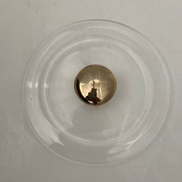 VINTAGE Culver Brushed Silver and Gold Acrylic Barware Ice Bucket - Picture 14 of 14